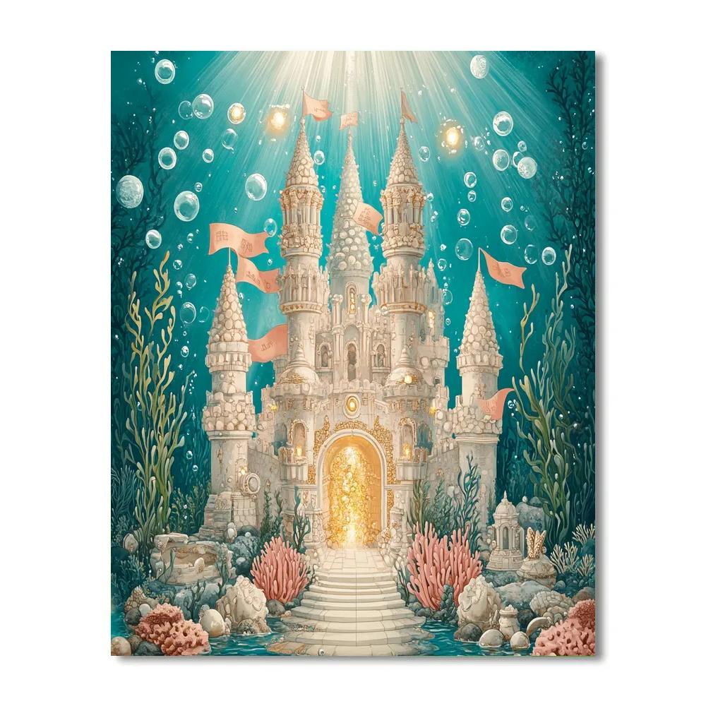 Coral Crown Castle paint by color