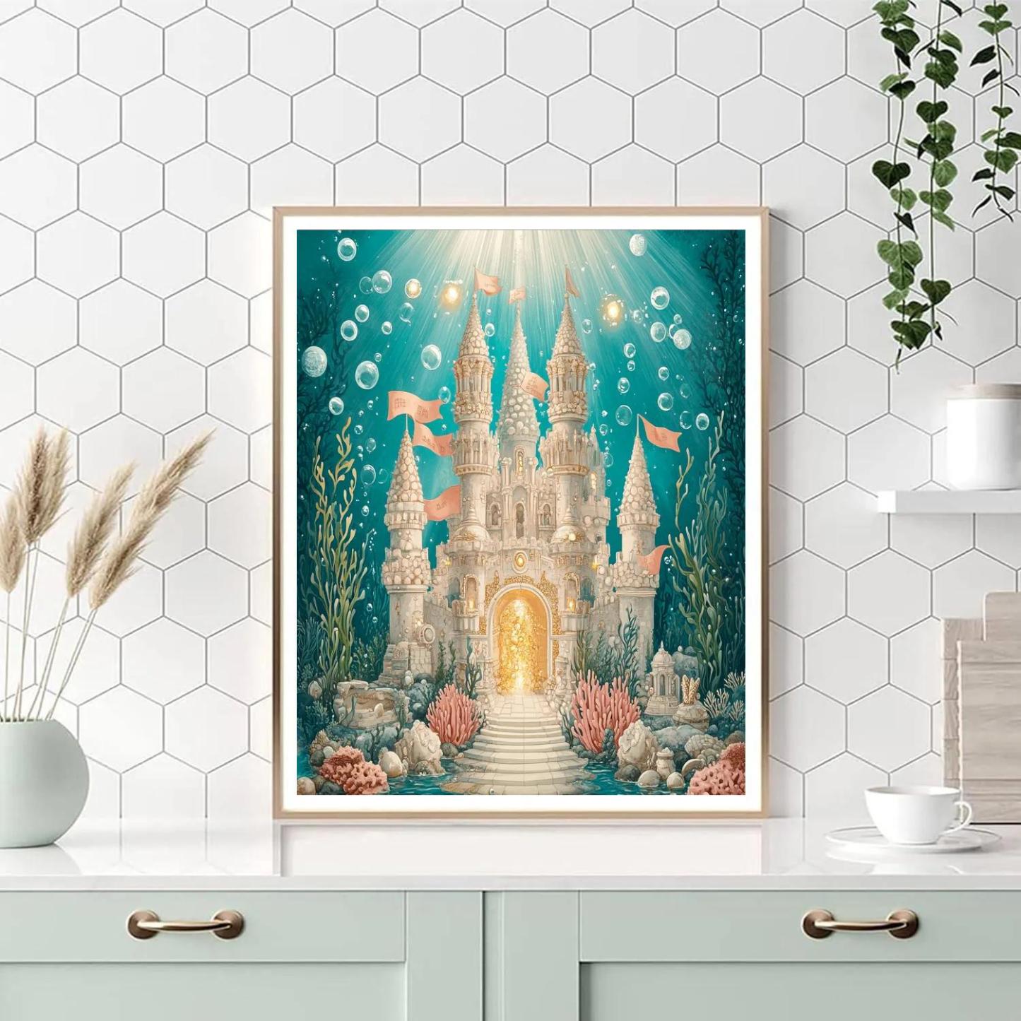 Coral Crown Castle paint by color