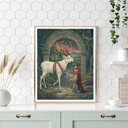 Sacred Grove Ceremony In Celtic Twilight Numbered painting kits