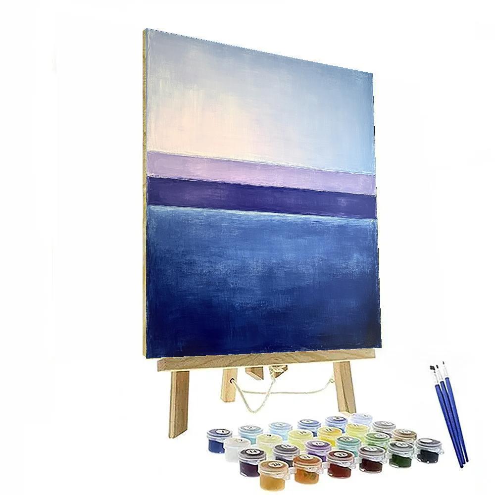 Mark Rothko Inspired Tidal Quietude Of Distant Moons painting number kit