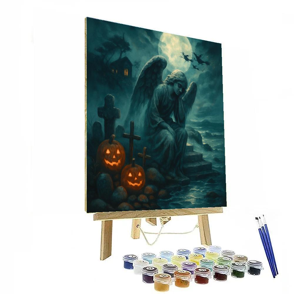 The Tidepool Graveyard At Witchlight Bay Numbered painting kits