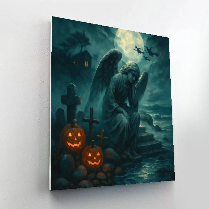 The Tidepool Graveyard At Witchlight Bay Numbered painting kits