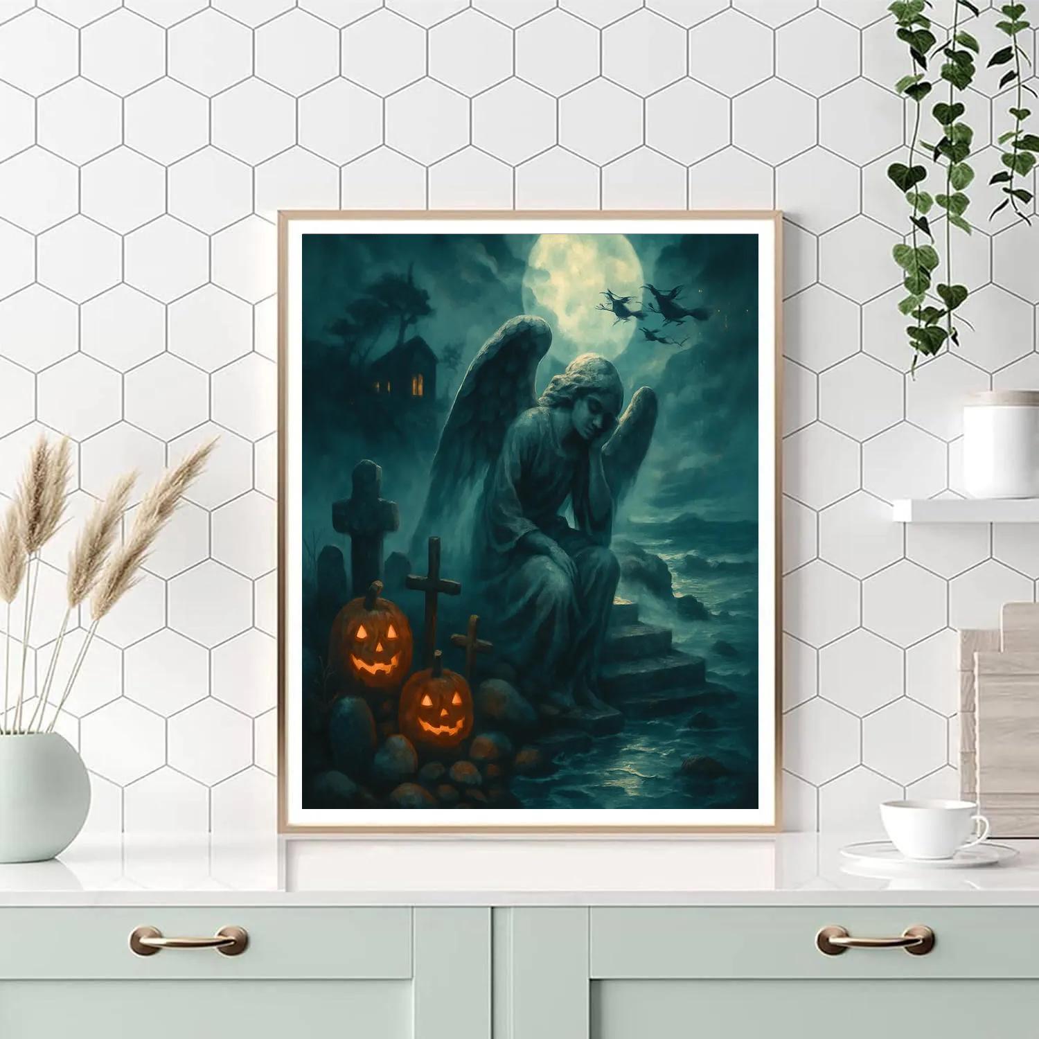 The Tidepool Graveyard At Witchlight Bay Numbered painting kits