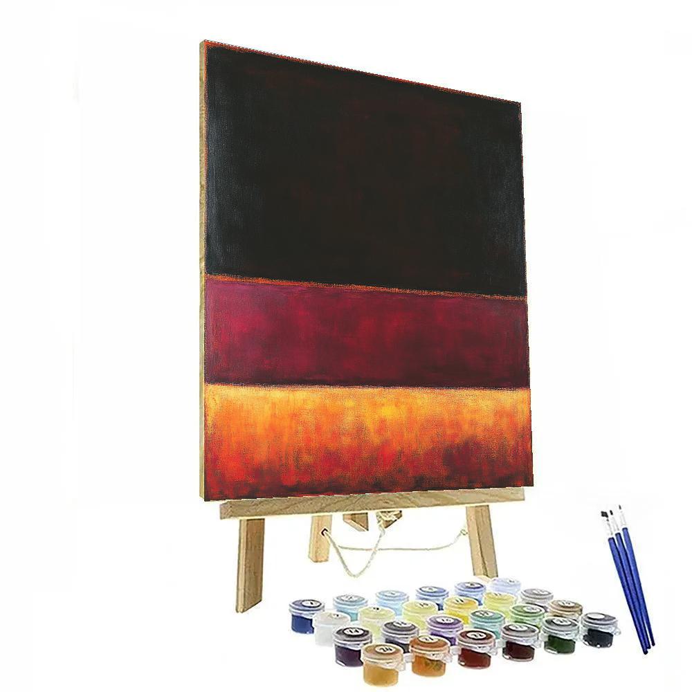 Mark Rothko Inspired Eclipse Afterglow In Silent Vacuum paint by number
