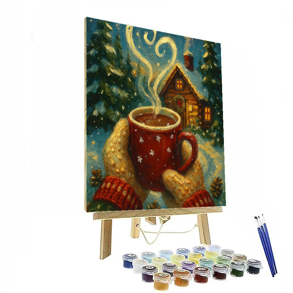 Cocoa Steam In The Windowed Cabin Hollow Number painting