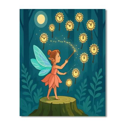 Clockwork Lullaby With Fairy Conductor Number painting