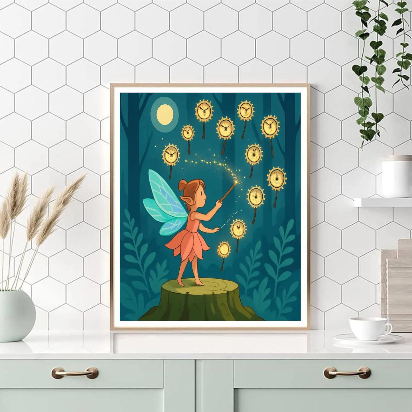 Clockwork Lullaby With Fairy Conductor Number painting