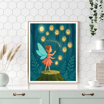 Clockwork Lullaby With Fairy Conductor Number painting