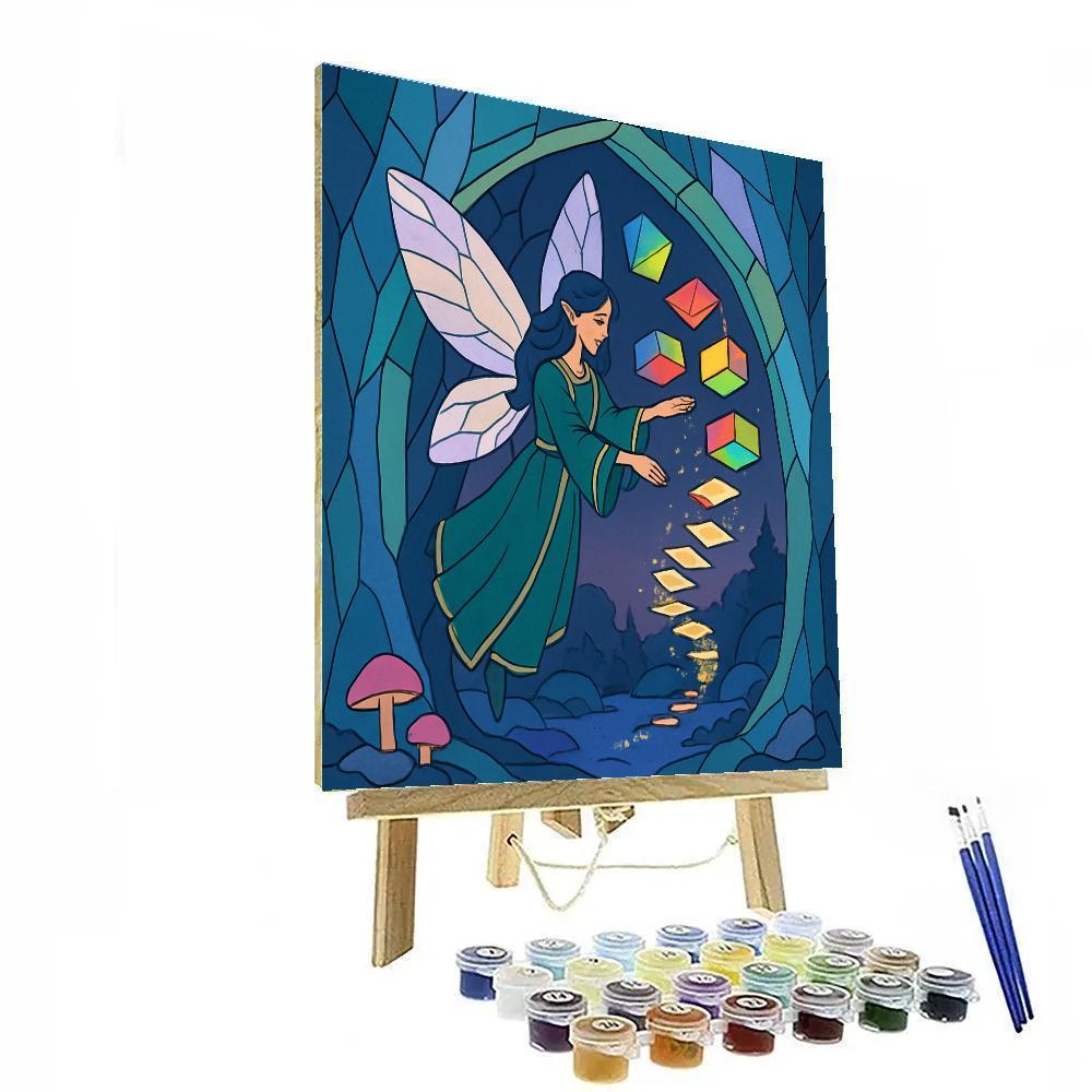 Fairy Crafted Prism Library painting number kit