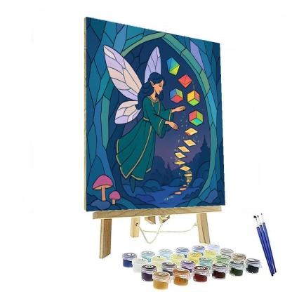 Fairy Crafted Prism Library painting number kit