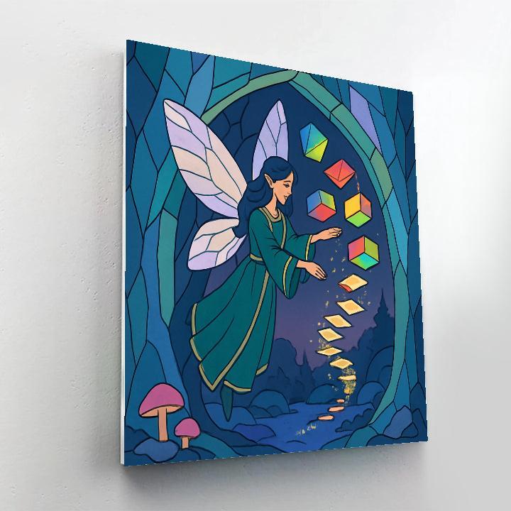 Fairy Crafted Prism Library painting number kit
