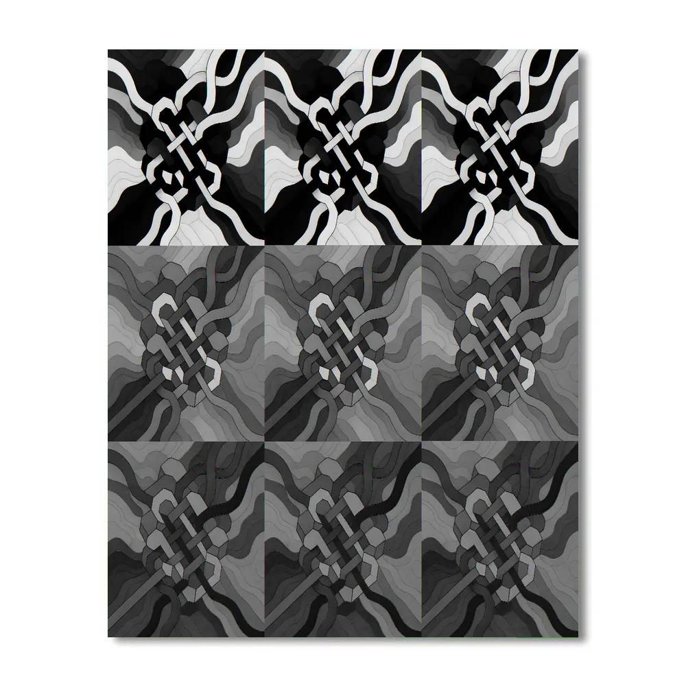 Prismatic Loom In Abstract paint by numbers