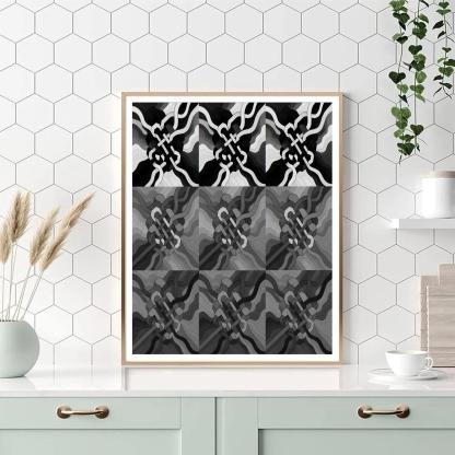 Prismatic Loom In Abstract paint by numbers