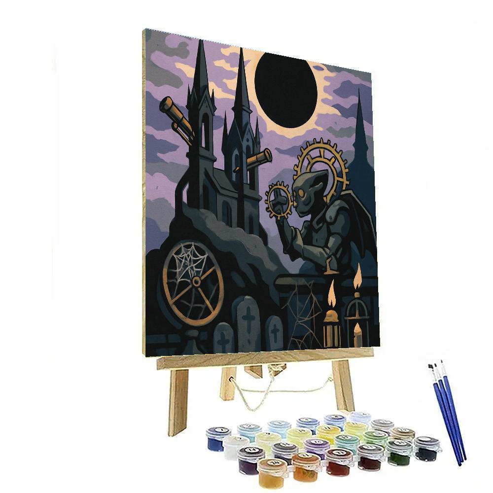 Astral Observatory With Gothic Spires Painting by numbers kit