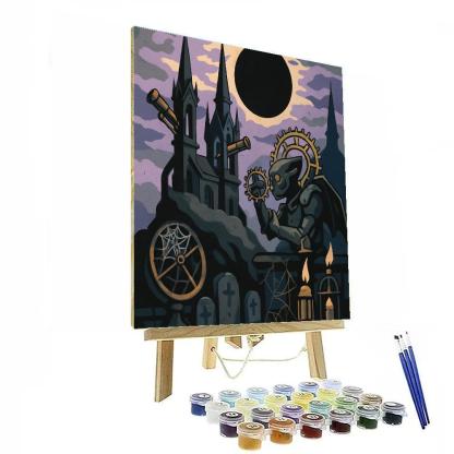 Astral Observatory With Gothic Spires Painting by numbers kit