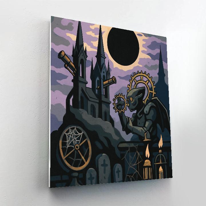 Astral Observatory With Gothic Spires Painting by numbers kit
