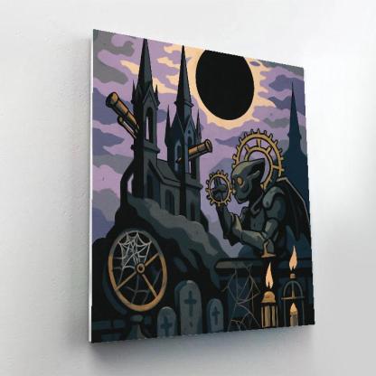 Astral Observatory With Gothic Spires Painting by numbers kit