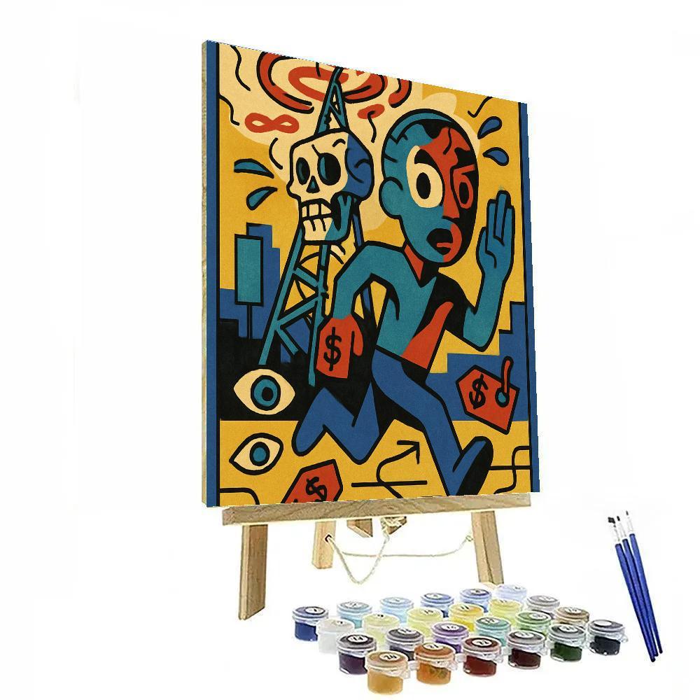 Crown Signal Basquiat Grade Paint by numbers art