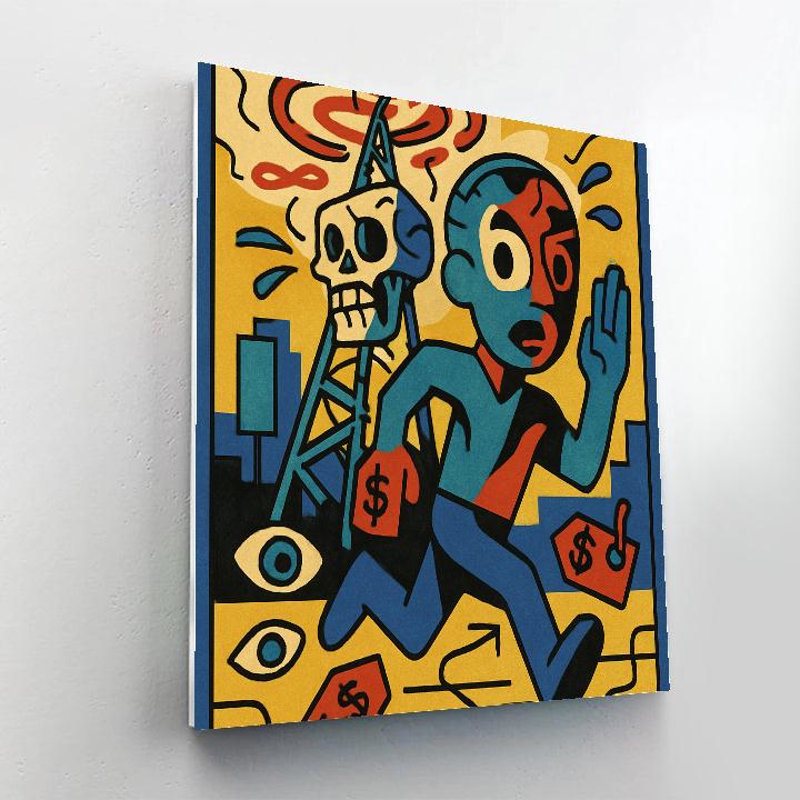 Crown Signal Basquiat Grade Paint by numbers art