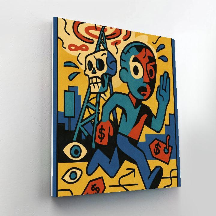 Crown Signal Basquiat Grade Paint by numbers art