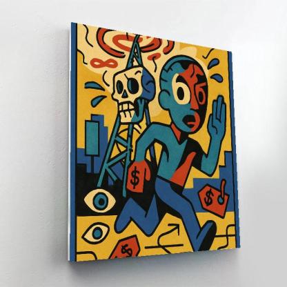 Crown Signal Basquiat Grade Paint by numbers art