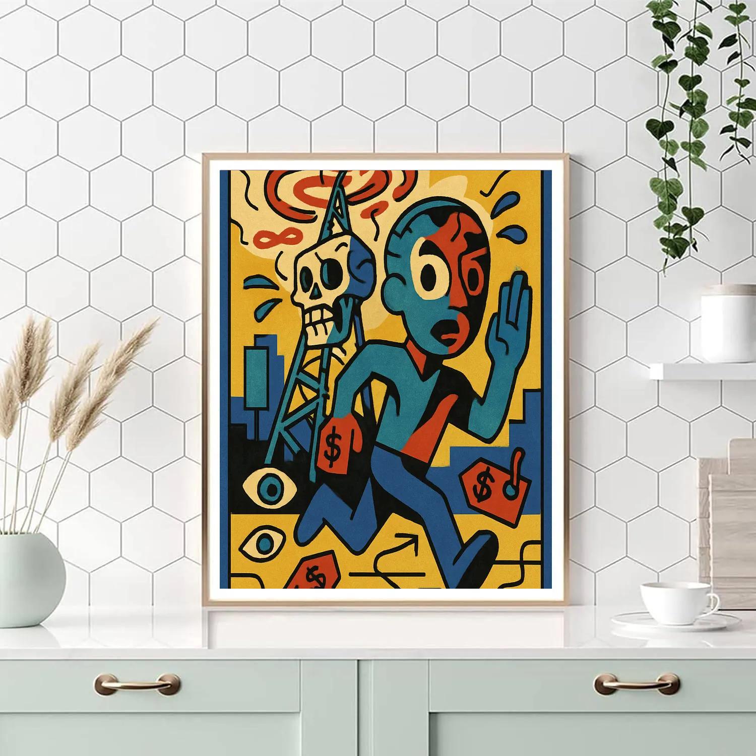 Crown Signal Basquiat Grade Paint by numbers art