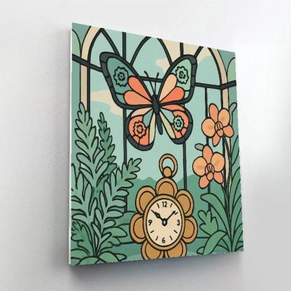 Clockwork Butterfly Conservatory paint by numbers