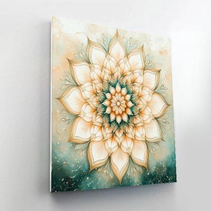 Alphonse Mucha Inspired Nebula Garden Mandala painting number kit