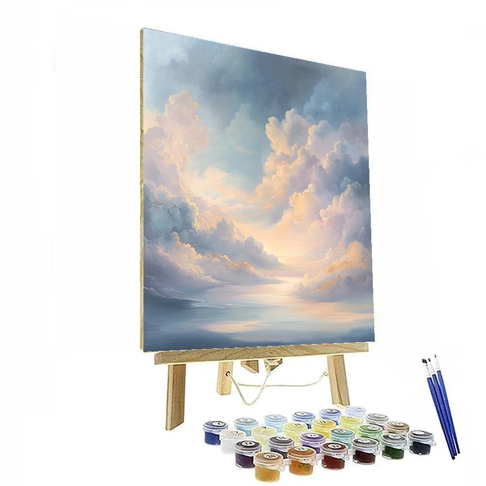 Edgar Degas Inspired Time Dilation Cloud Waltz Paint by numbers kits