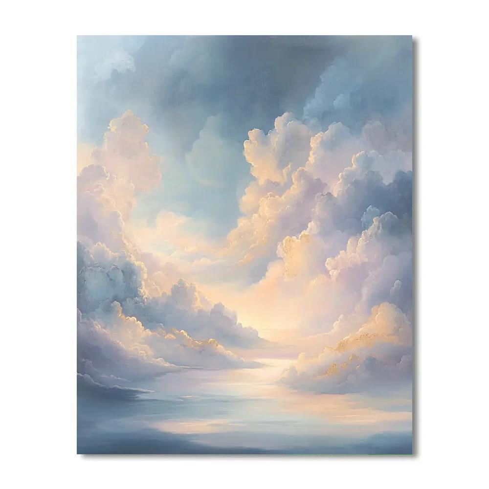 Edgar Degas Inspired Time Dilation Cloud Waltz Paint by numbers kits