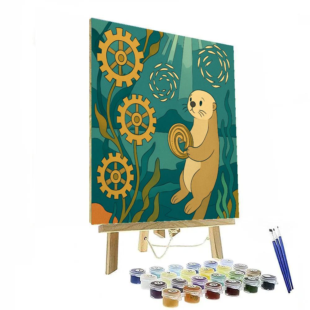 Clockwork Kelp Forest In Ocean Light painting number kit