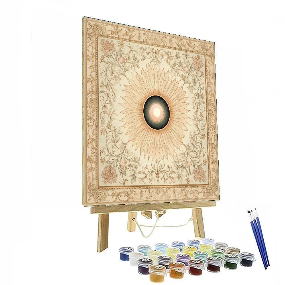 Alphonse Mucha Inspired Eclipse Lace Of The Seasons Painting by numbers kit