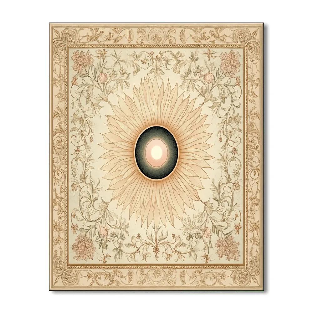 Alphonse Mucha Inspired Eclipse Lace Of The Seasons Painting by numbers kit