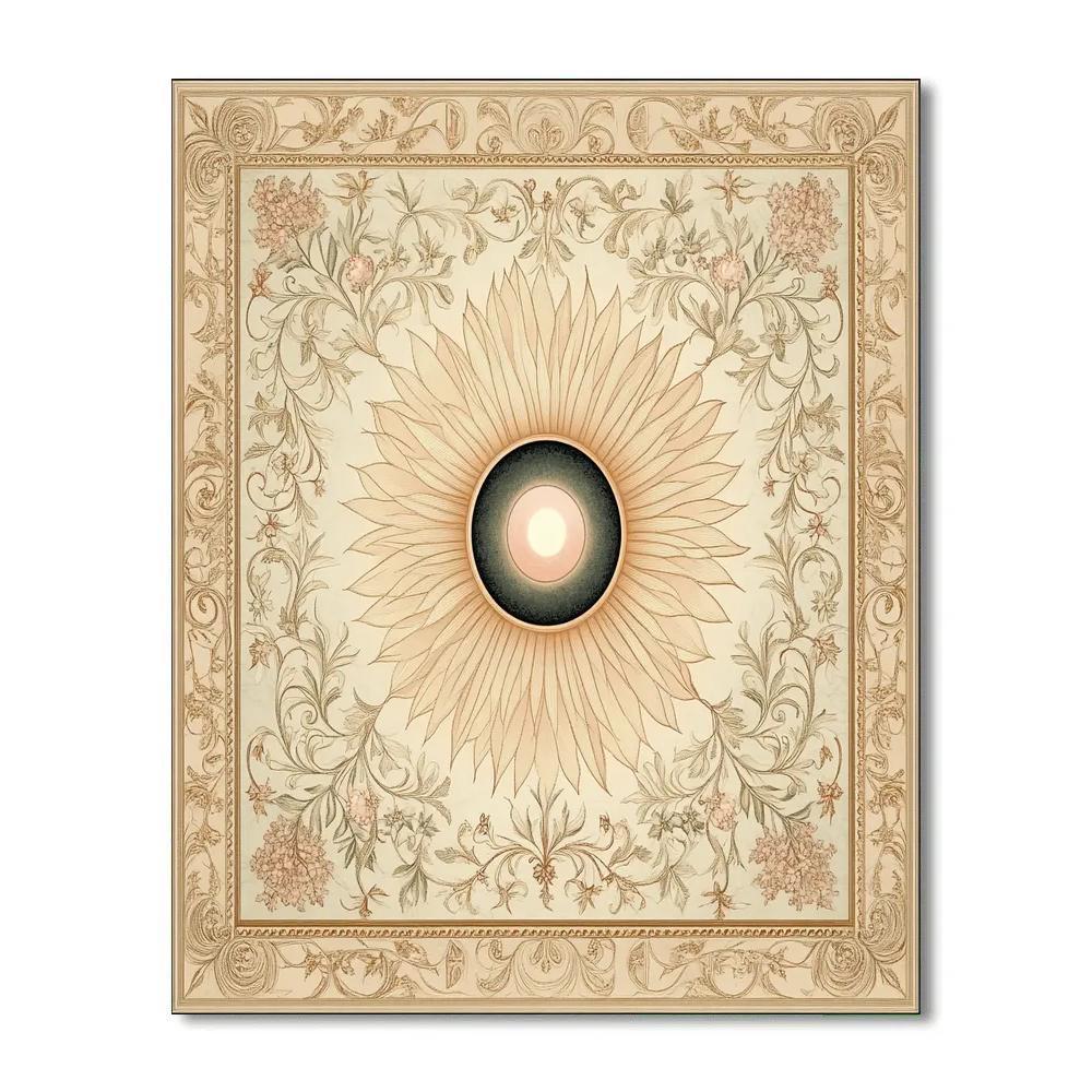 Alphonse Mucha Inspired Eclipse Lace Of The Seasons Painting by numbers kit