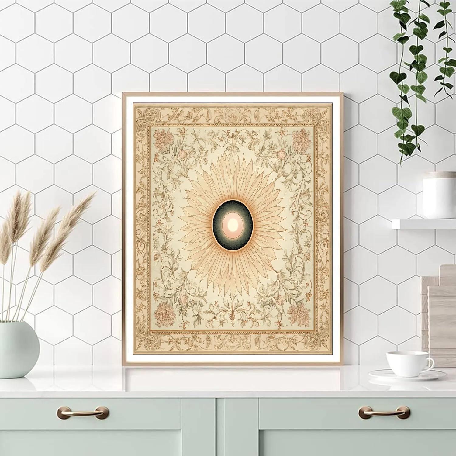 Alphonse Mucha Inspired Eclipse Lace Of The Seasons Painting by numbers kit