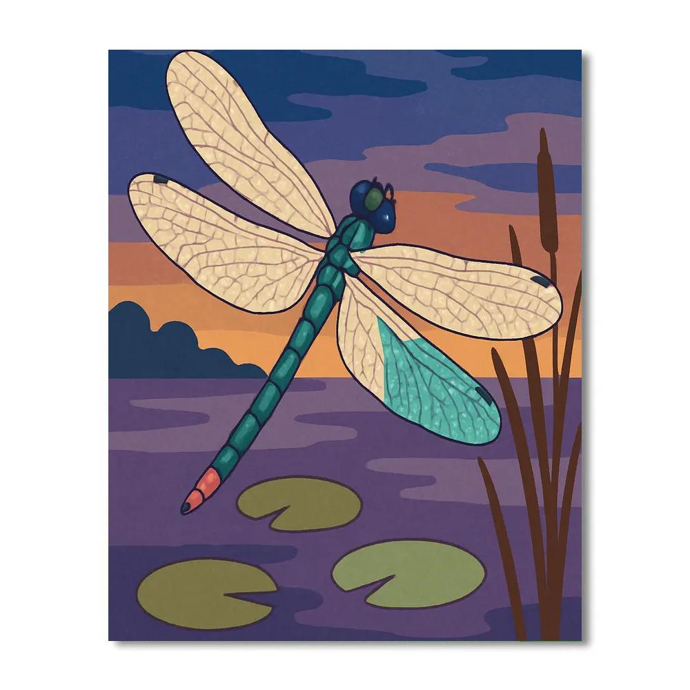 Marshlight Dragonfly Drift paint by color