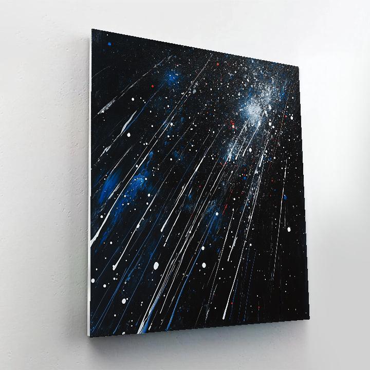 Jackson Pollock Inspired Meteor Shower Rhythm Paint by numbers kits
