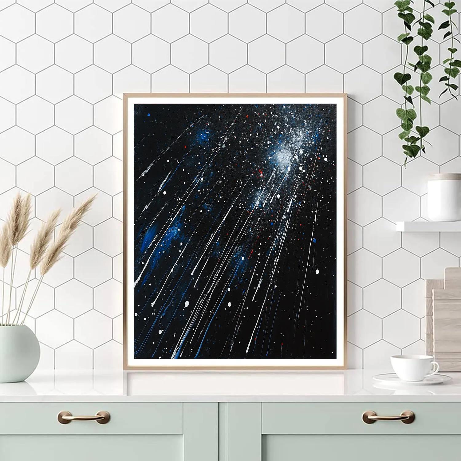 Jackson Pollock Inspired Meteor Shower Rhythm Paint by numbers kits