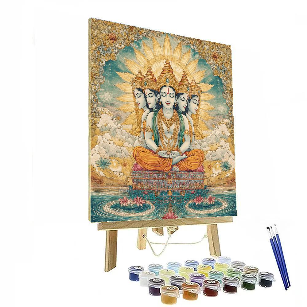 Brahma At The Loom Of Dawn Paint by numbers kits