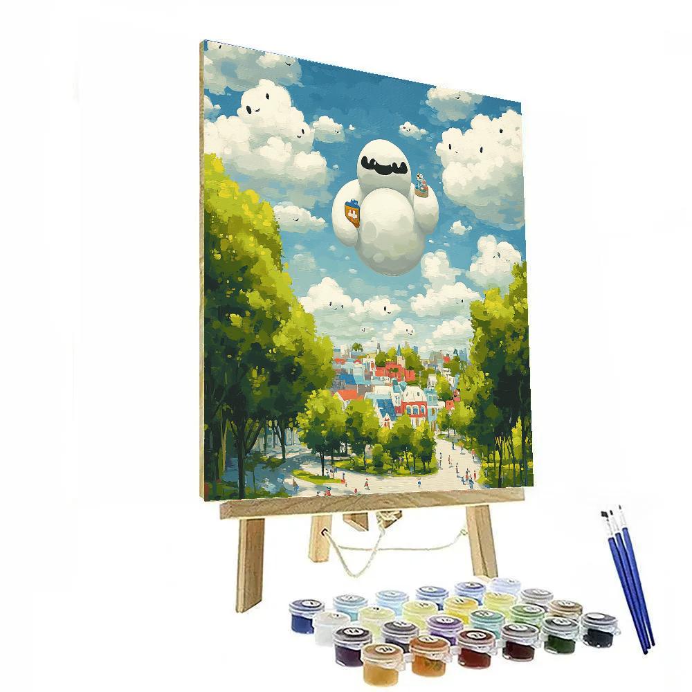 Baymax Cloud City Help Patrol Paint by numbers art