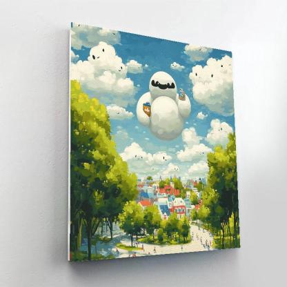 Baymax Cloud City Help Patrol Paint by numbers art