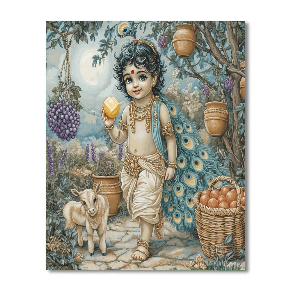 Butter Thief In The Moonlit Pantry Garden Paint by numbers art