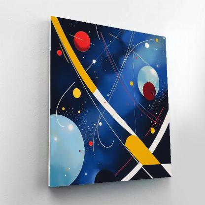 Wassily Kandinsky Inspired Symphony Of Planets Numbered painting kits