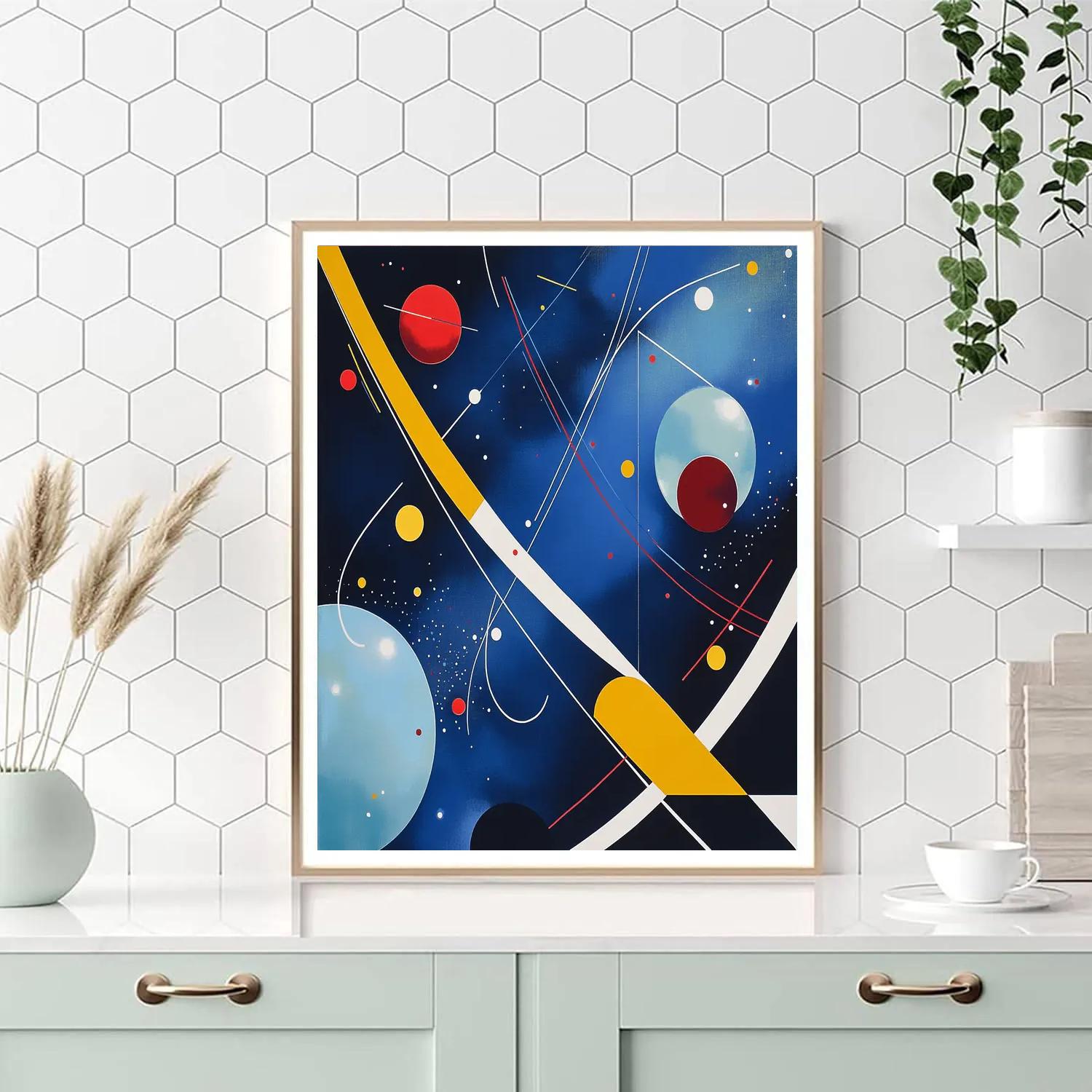 Wassily Kandinsky Inspired Symphony Of Planets Numbered painting kits