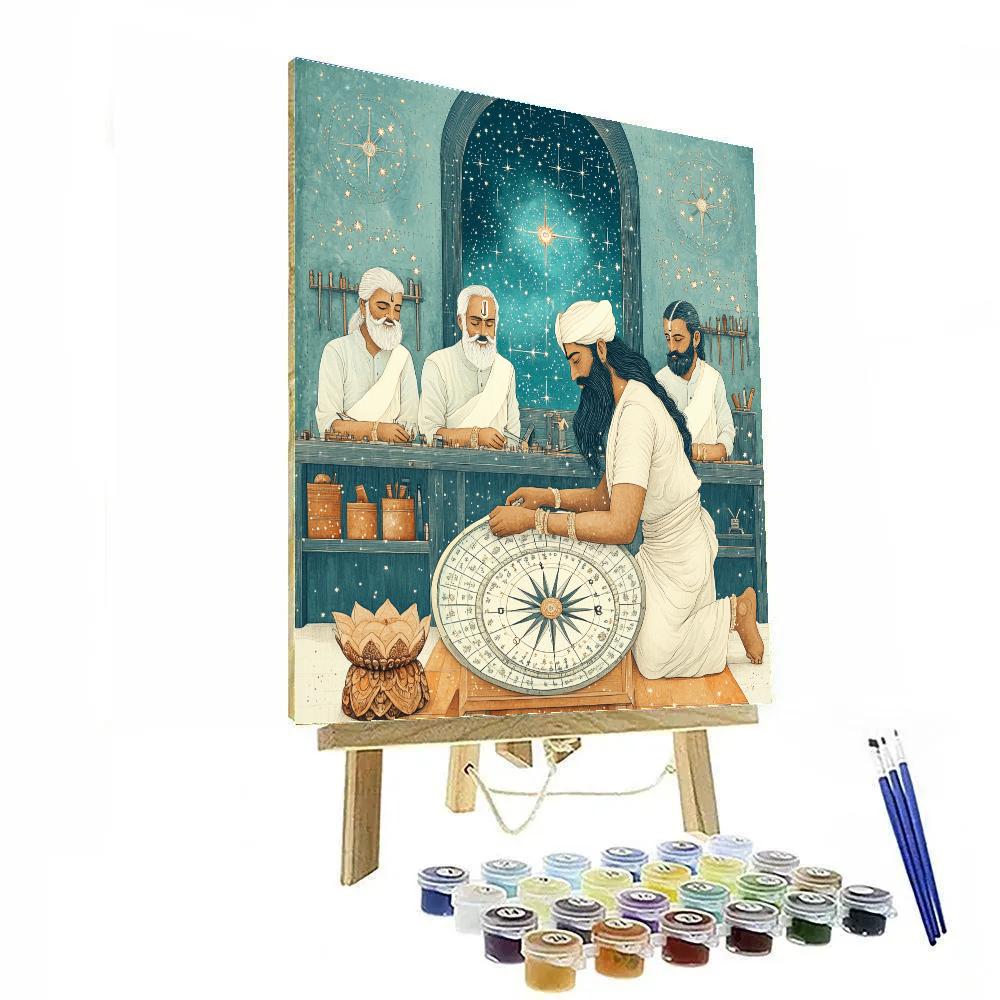 Brahma Crafted Star Compass paint by color