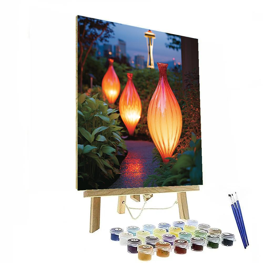 Chihuly Garden And Glass Seattle United States Painting by numbers kit
