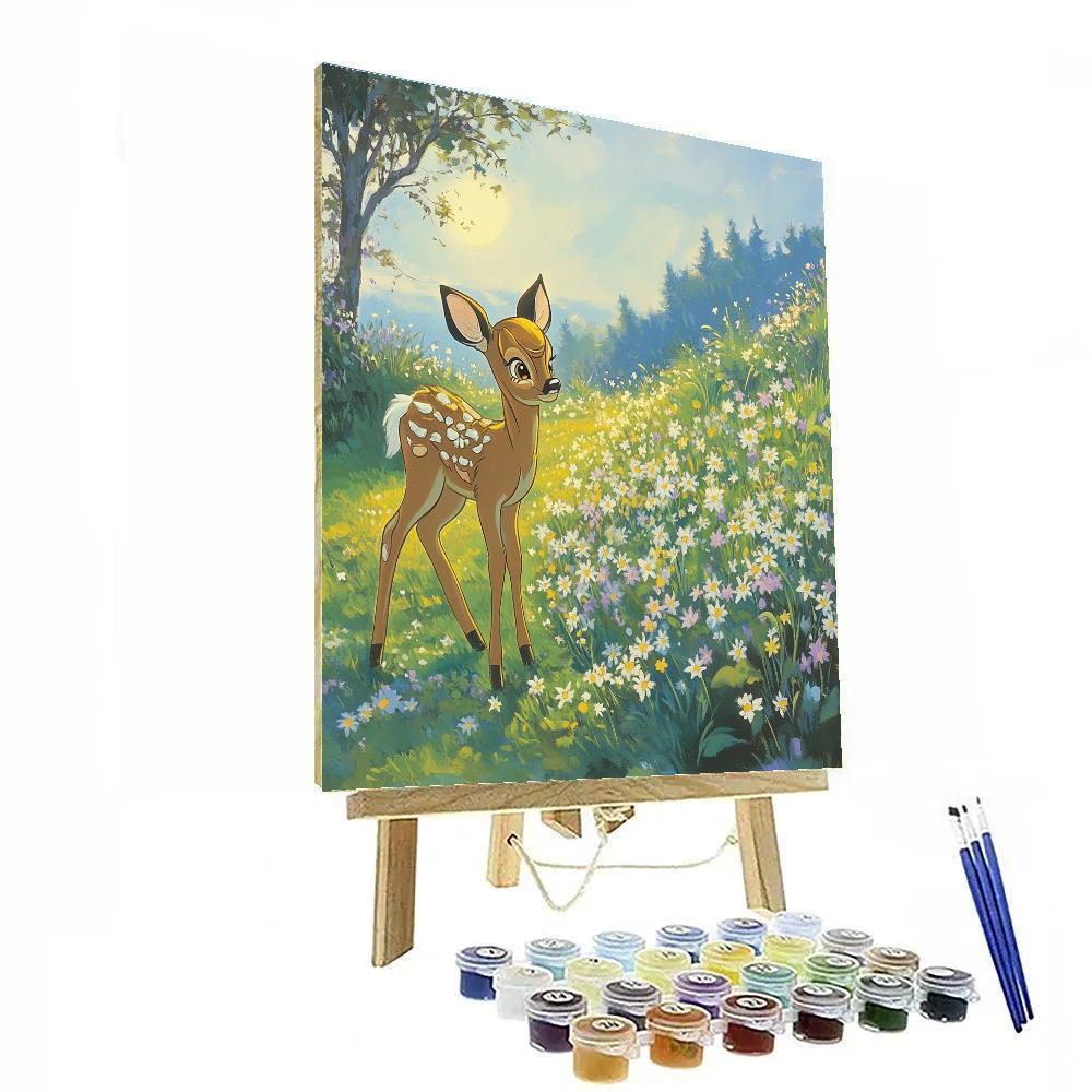 Bambi Spring Meadow Starflowers Numbered painting kits