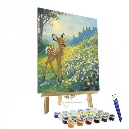 Bambi Spring Meadow Starflowers Numbered painting kits