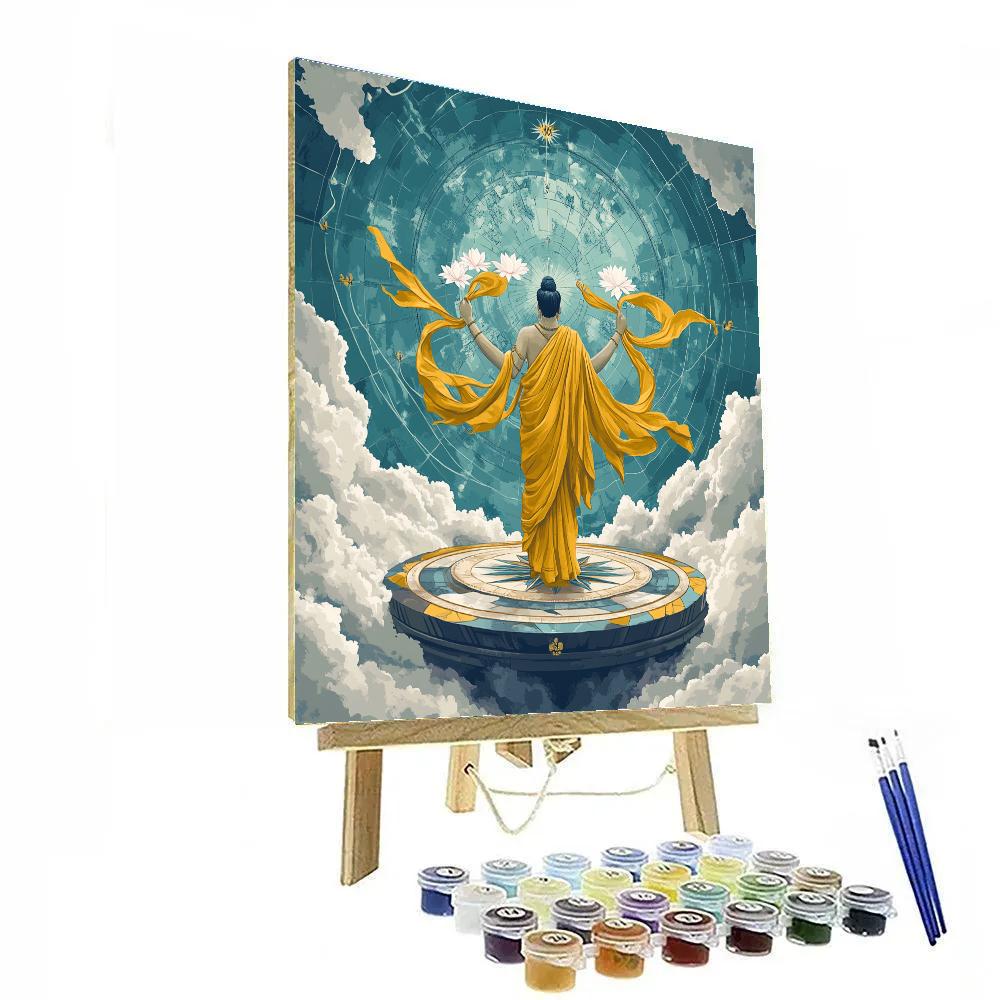 Brahma Guided By Four Winds painting number kit