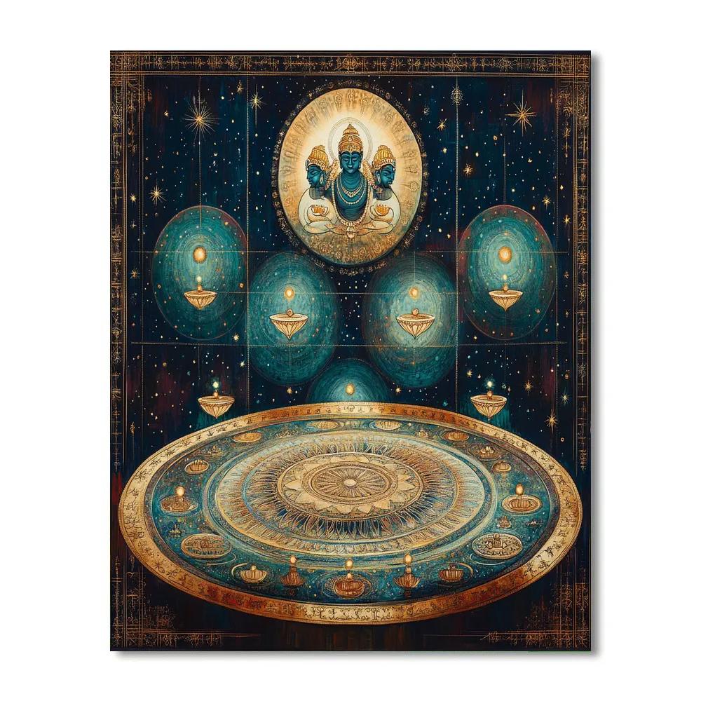 Brahma Mandala Of New Worlds DIY paint by numbers